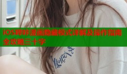 iOS哔咔漫画隐藏模式详解及操作指南全攻略三十字