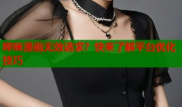 哔咪漫画无效请求？快来了解平台优化技巧